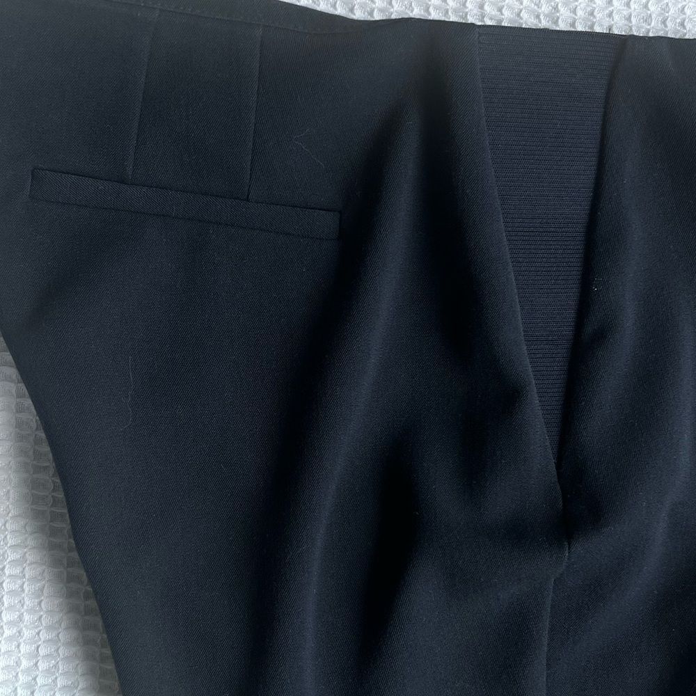 Jones New York Women's Navy Blue Business Casual Side Elastic Waistband Pants 12 - Picture 11 of 11